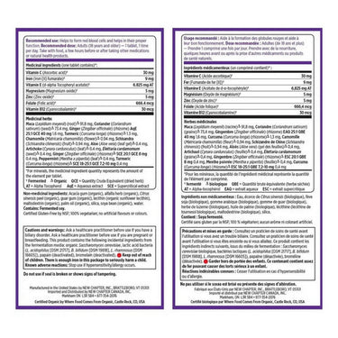 New Chapter, Fermented Iron Complex, 60 Tabs