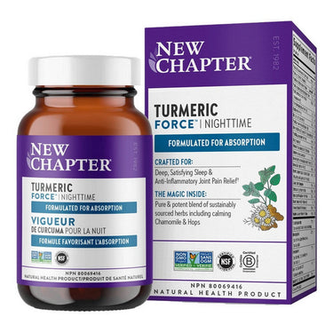 Turmeric Force Nighttime 48 Caps by New Chapter