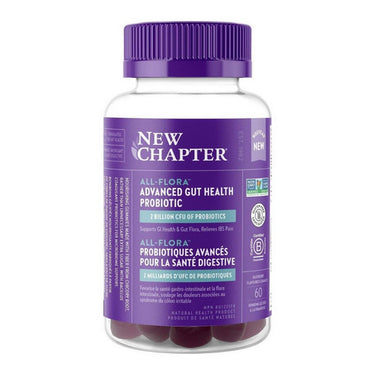 All Flora Advanced Gut Health Probiotic 60 Gummies by New Chapter