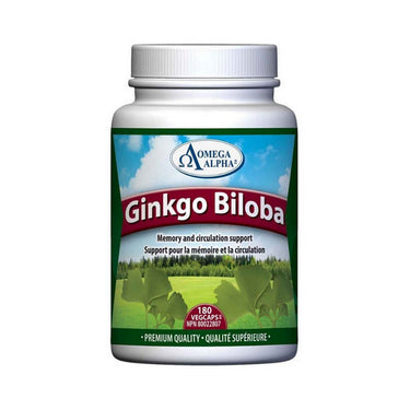 Ginkgo Biloba 180 Veg Caps by OmegaAlpha