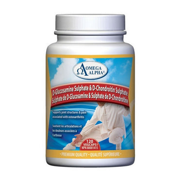 D-Glucosamine Sulphate And Chondroitin 120 Veg Caps by OmegaAlpha