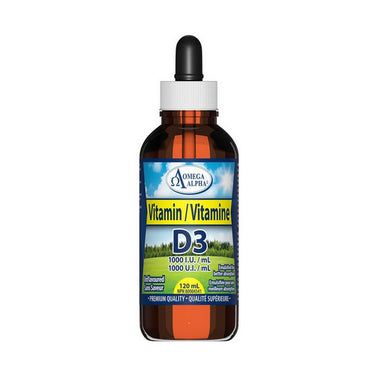 Vitamin D3 Adult Unflavoured 120 Ml by OmegaAlpha