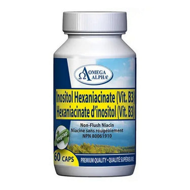 Inositol Hexaniacinate 60 Veg Caps by OmegaAlpha