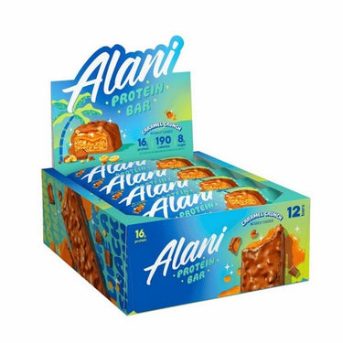 Alani Nu, Protein Bar Caramel Crunch, 45 Grams (Pack Of 12)