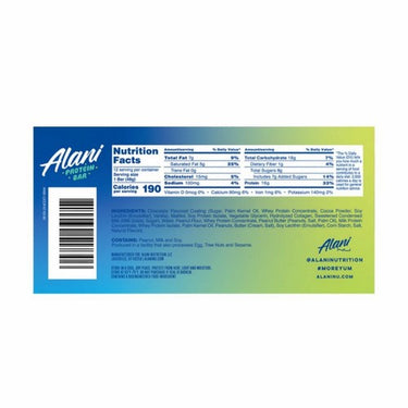 Alani Nu, Protein Bar Caramel Crunch, 45 Grams (Pack Of 12)