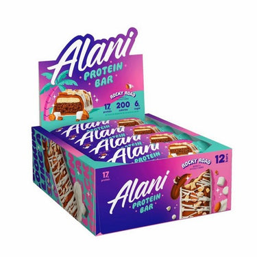 Protein Bar Rocky Road 48 Grams (Pack Of 12) by Alani Nu