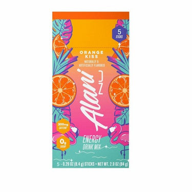 Energy Sticks Orange Kiss 5 Count (Pack of 6) by Alani Nu