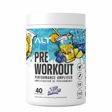 Pre Workout Blue Raspberry Lemonade 40 Servings by Alt Lifestyle Products