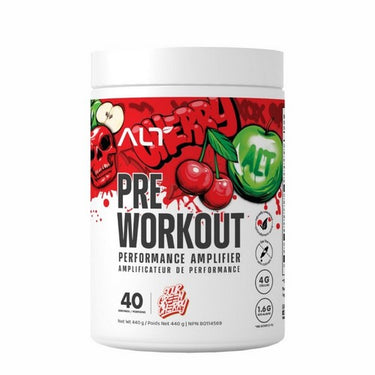 Pre Workout Sour Green Cherry 40 Servings by Alt Lifestyle Products