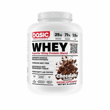 Basic Whey Chocolate 5 Lbs by Basic Supplements