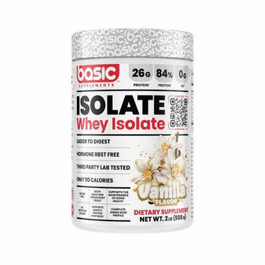 Basic Isolate Vanilla 2 Lbs by Basic Supplements