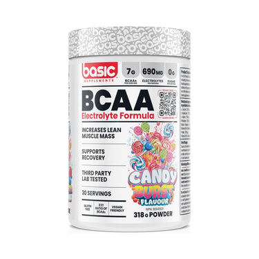 Basic Supplements, Basic Bcaa Candy Burst, 30 Servings