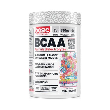Basic Supplements, Basic Bcaa Candy Burst, 30 Servings