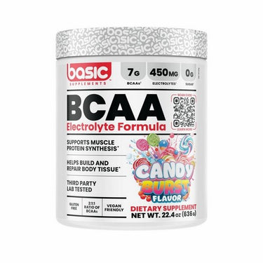 Basic Bcaa Candy Burst 60 Servings by Basic Supplements