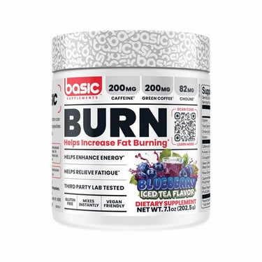 Basic Burn Blueberry Iced Tea 45 Servings by Basic Supplements