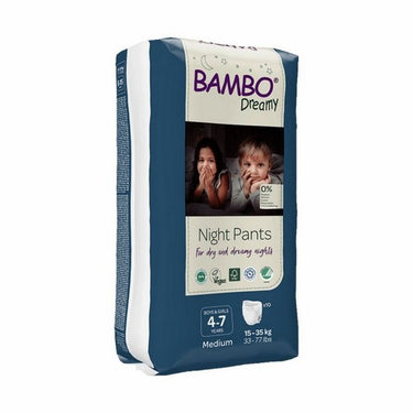 Bambo Nature, Dreamy Night Pants 4-7 Years, 10 Count