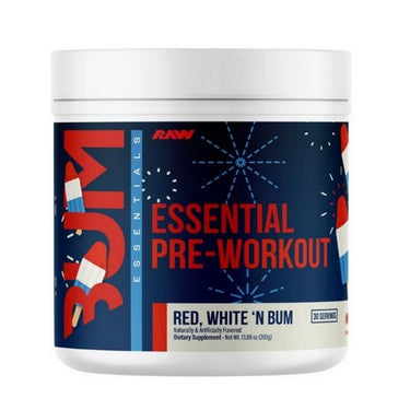 Cbum Essential Pre-Workout Red White 'N Bum 30 Servings by BUM Energy