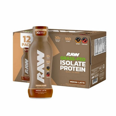 Raw Protein Shake Mocha 355 Ml (Pack Of 12) by BUM Energy