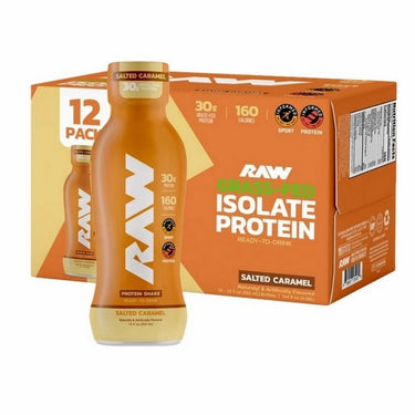 Raw Protein Shake Salted Caramel 355 Ml (Pack Of 12) by BUM Energy