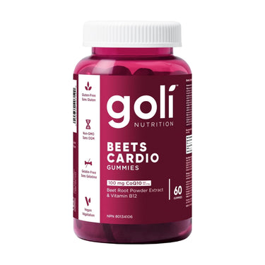 Goli, Goli Cardio Gummies Beet, 60 Count