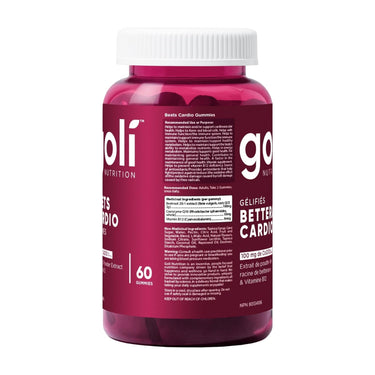 Goli, Goli Cardio Gummies Beet, 60 Count