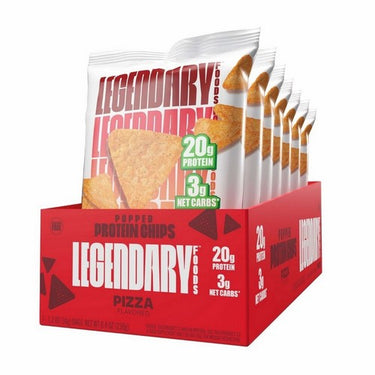 Protein Chips Pizza 34 Grams (Case Of 7) by Legendary Foods