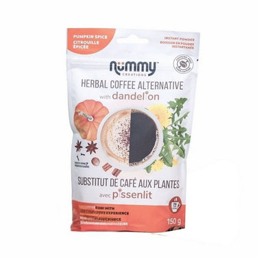 Nummy Creations, Herbal Coffee Alternative Pumpkin, 150 Grams (Case Of 10)
