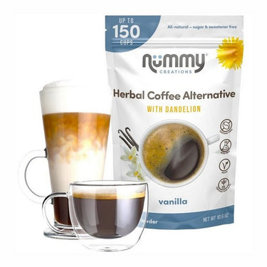 Nummy Creations, Herbal Coffee Alternative Vanilla, 300 Grams (Case Of 6)