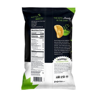 Popchips, Potato Chips Sour Cream And Onion, 142 Grams (Case Of 6)