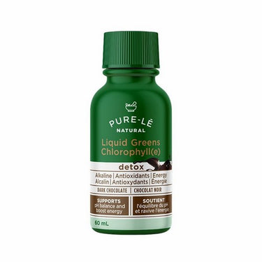 Pure-le, Natural Liquid Greens Dark Chocolate, 60 Ml (Pack Of 12)