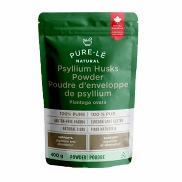Natural Powder Psyllium Husk 400 Grams by Pure-le
