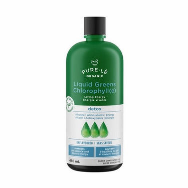 Natural Liquid Greens + Magnesium Unflavoured 450 Ml by Pure-le