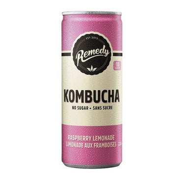 Remedy Drinks, Kombucha Raspberry Lemonade, 330 Ml (Pack Of 12)