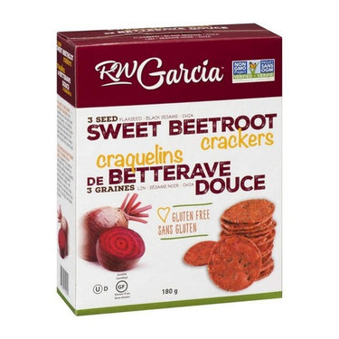 Rw Garcia, Rw Garcia Crackers Beet, 180 Grams (Case Of 6)
