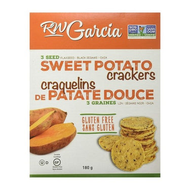 Rw Garcia, Rw Garcia Crackers Sweet Potato, 180 Grams (Case Of 6)
