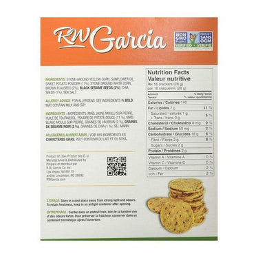 Rw Garcia, Rw Garcia Crackers Sweet Potato, 180 Grams (Case Of 6)