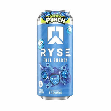 Ryse Fuel Bilingual Sour Punch Blue Raspberry 473 Ml (Pack Of 12) by Ryse Supplements