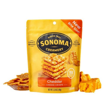 Sonoma Creamery, Sonoma Creamery Cheese Crisps Cheddar, 64 Grams (Case Of 6)