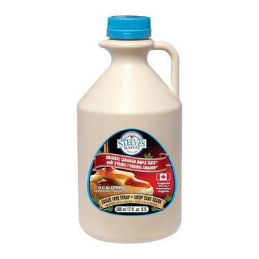 Steeves, Sugar Free Maple Syrup, 500 Ml (Pack Of 12)