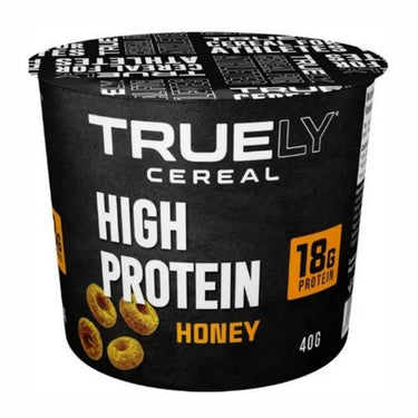 High Protein Cereal Honey 40 Grams (Pack Of 12) by Truely Cereal