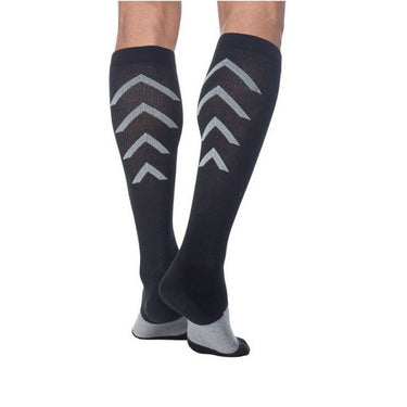 Athletic Unisex Calf High Compression Socks 15-20 MM Medium Black 1 Pair by Sigvaris