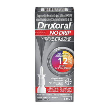 No Dip Nasal Decongestant Spray Original Unscente 15 Ml by Drixoral