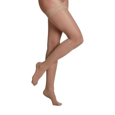 Sigvaris, Thigh High Compression Stockings Size C Natural, 1 Pair / 15-20MMHG