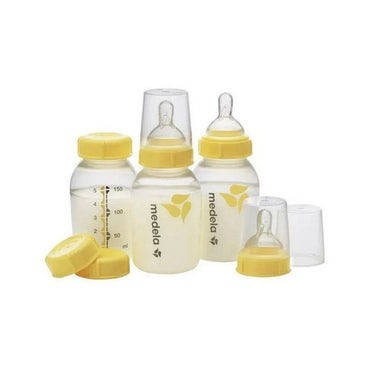 Slow Flow Feeding And Storage Bottles 3 X 150 Ml by Medela