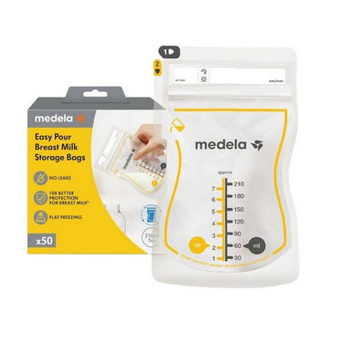 Breast Esay Pour Milk Storage Bags 50 Count by Medela
