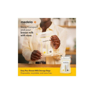 Breast Esay Pour Milk Storage Bags 50 Count by Medela