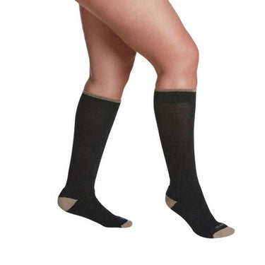 Calf High Compression Socks Unisex Athletic Small Charcoal 15-20 MM 1 Pair by Sigvaris