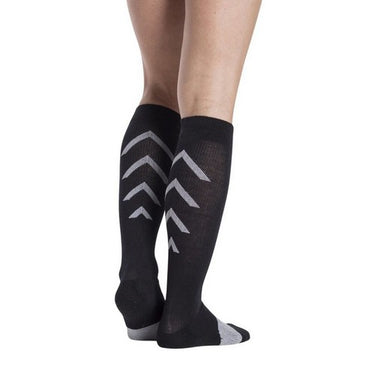 Athletic Unisex Calf High Compression Socks 15-20 MM Small Black 1 Pair by Sigvaris