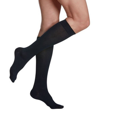 Sigvaris, Calf High Wool Women Navy 15-20 MMHG SIze A, 1 Pair