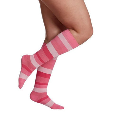 Sigvaris, Calf High Pink Argyle 15-20 MMHG Size A, 1 Pair
